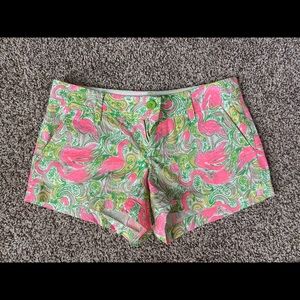 Lilly Pulitzer flamingo shorts size 4